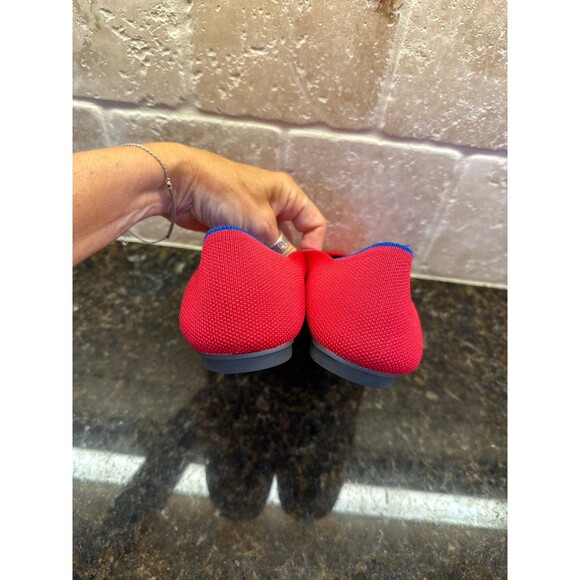 Rothy’s The Round Toe Flat Bright Red Size 9.5 EUC - Picture 5 of 9